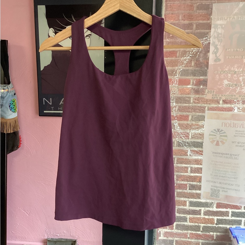 Plum Athletic Tank Top